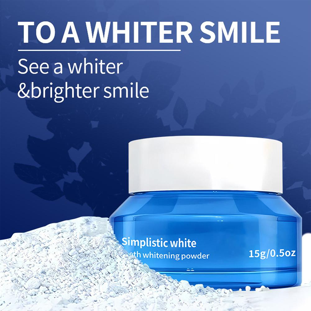 Teeth Whitening Near Me - Polvo Blanqueador Dental Simple, Elimina Manchas,
