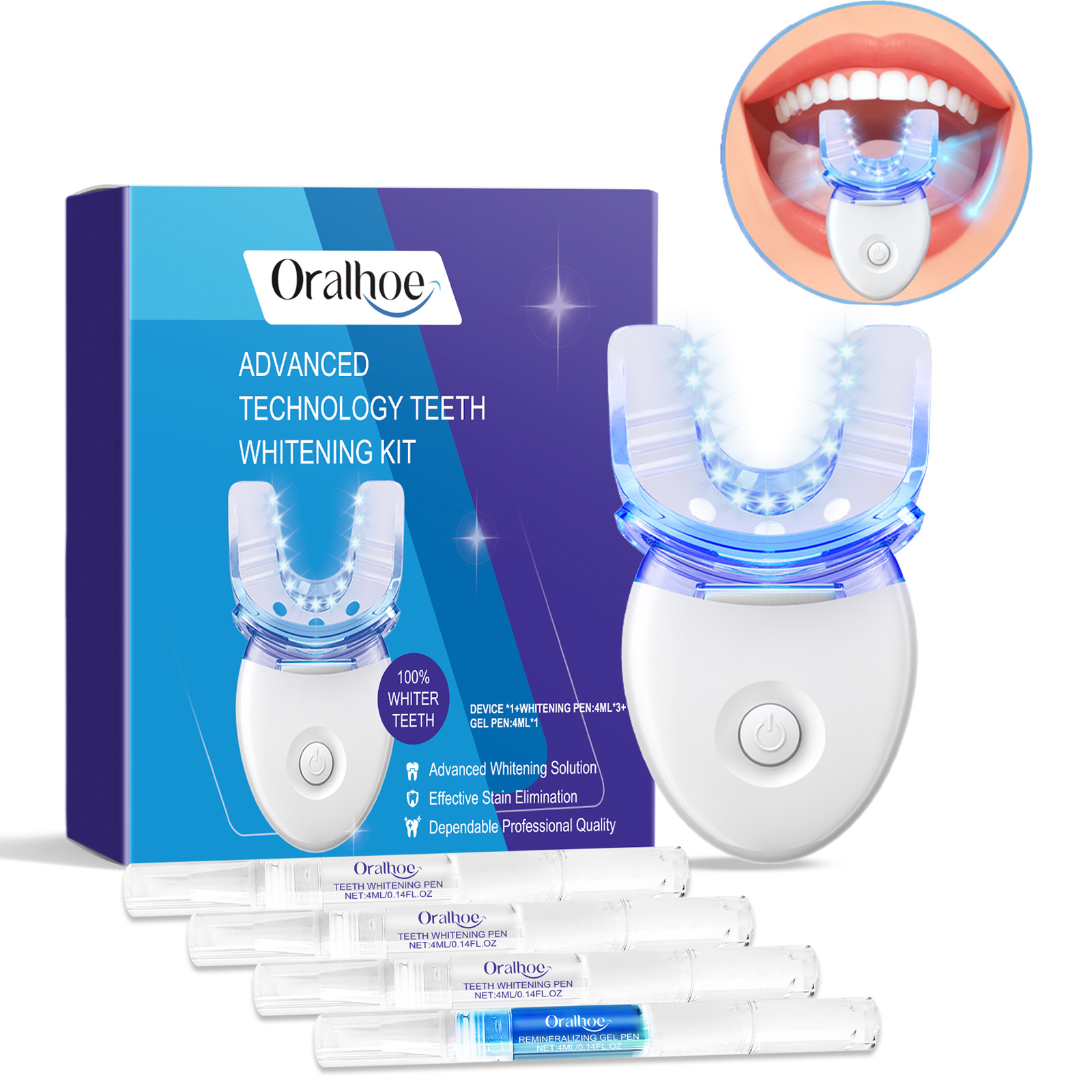 Teeth Whitening Near Me - Kit de luz LED para blanqueamiento