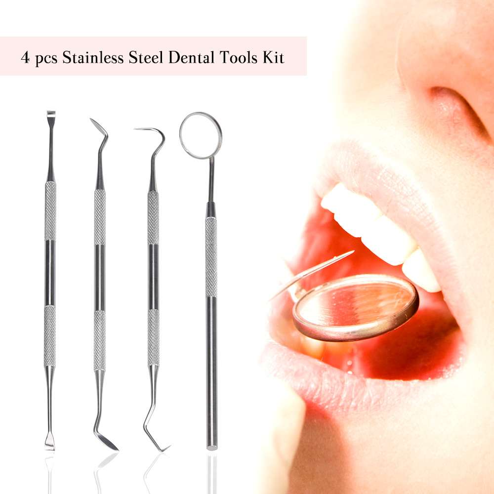 Juego de 4 Uds de raspador de  - Teeth Whitening Mouthwash reseña y precio